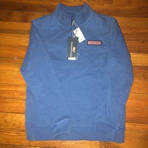 Vineyard vines quarter zip boys blue sweater